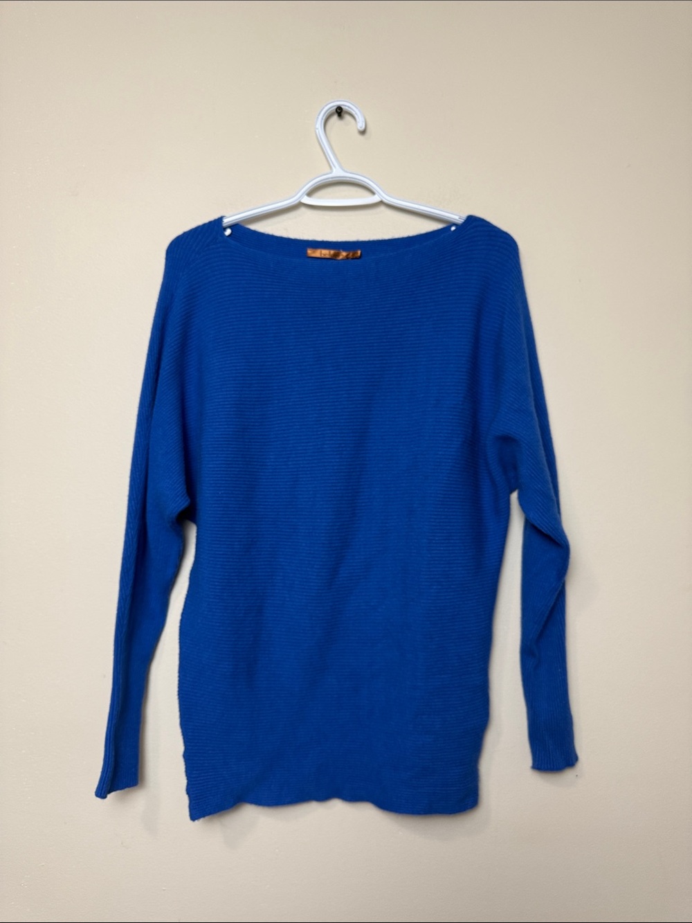 Belldini Vibrant Blue Boatneck Sweater size S